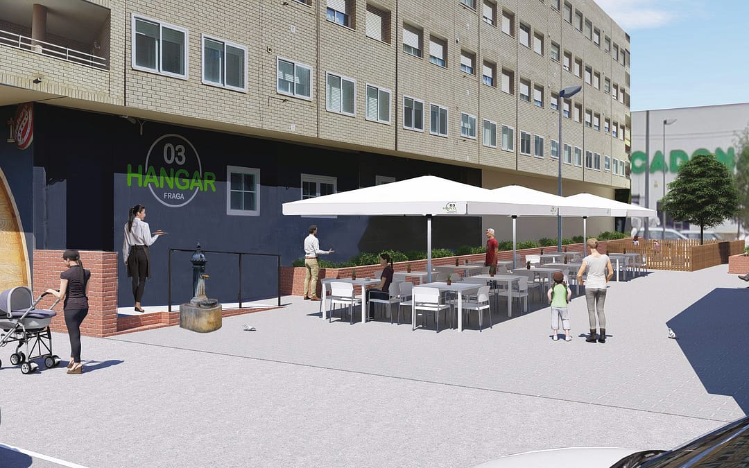 Diseño de espacio exterior HANGAR 03