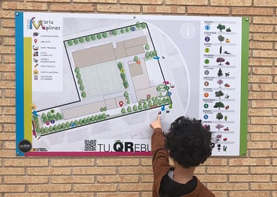 Diseño de panel informativo CEIP Maria Moliner